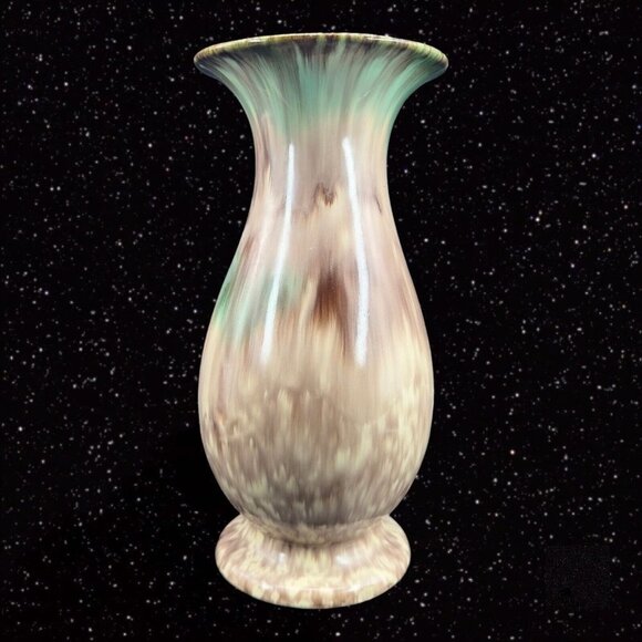 Vintage West Germany Drip Glaze Pottery Ceramic Vase Numbered Mid Century 1950s - Picture 13 of 14